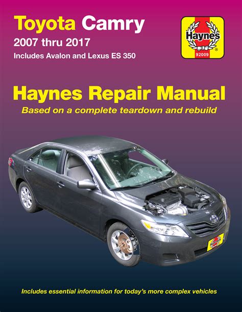 haynes toyota camry 97 01 repair manual pdf PDF