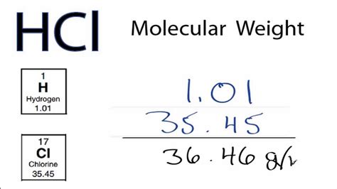 hcl moles