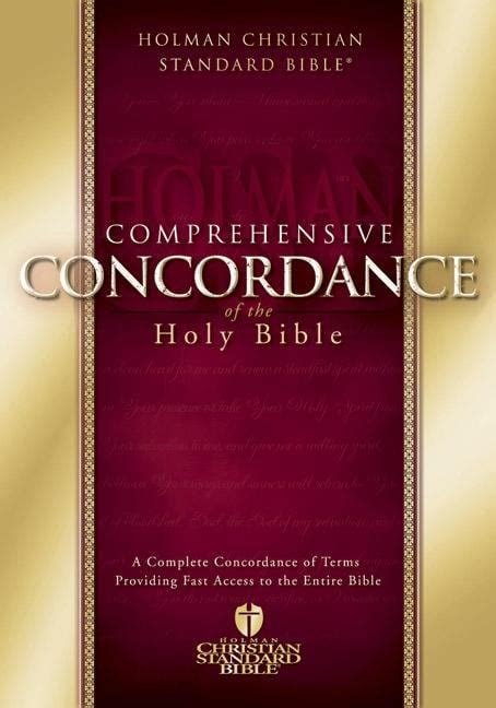 hcsb comprehensive concordance holman christian standard bible Epub