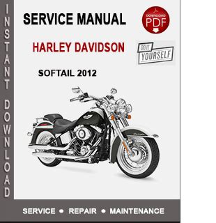 hd softail service manual PDF