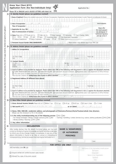 hdfc mutual fund kyc form pdf