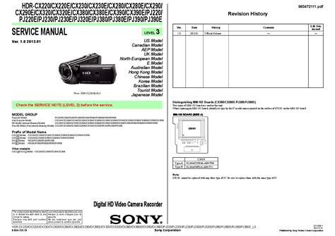 hdr cx pj220 manual PDF