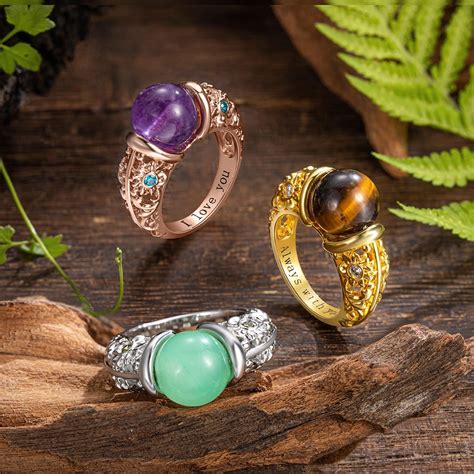 healing stone rings