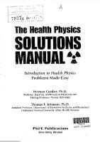 health physics solution manual Doc