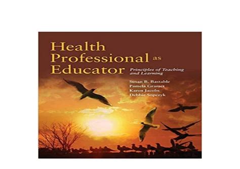 health professional as educator principles of teaching and learning Epub