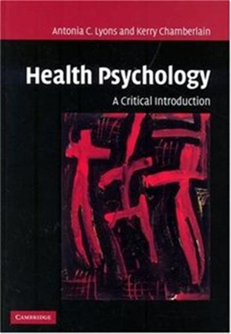 health psychology a critical introduction Reader