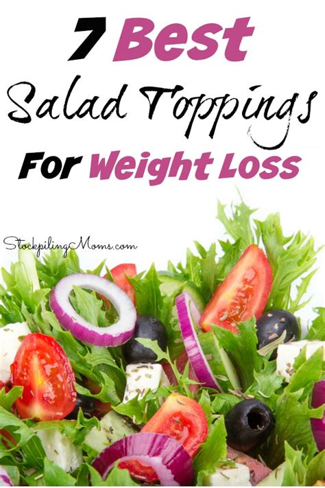 healthy salad toppings for weight loss