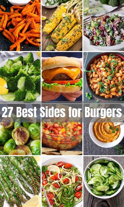 healthy side dishes for burgers