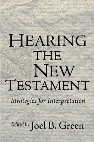 hearing the new testament strategies for interpretation Epub