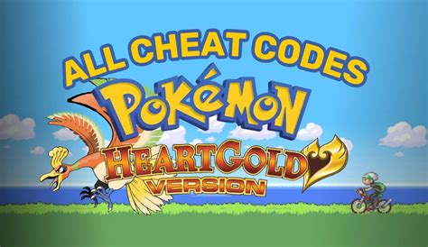 heartgold cheat codes action replay