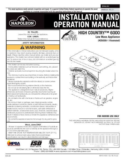 hearth home firescreen front for 6000 series user guide Doc