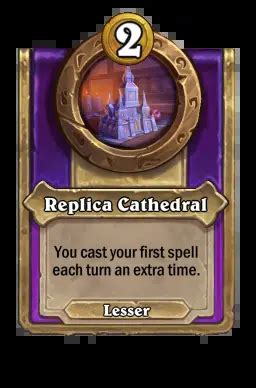 hearthstone battlegrounds how to get replica cathedral trinket