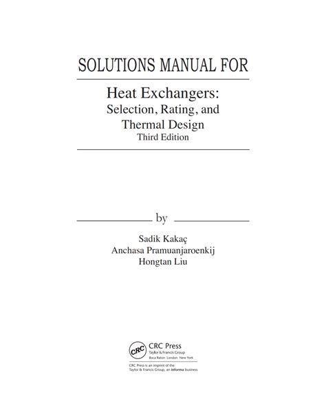 heat-exchangers-kakac-solution-manual Ebook Reader