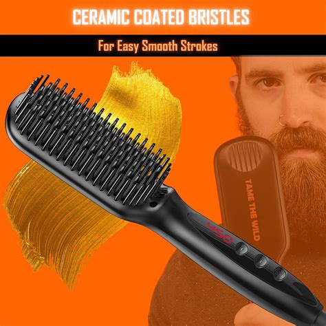 heated beard straightener