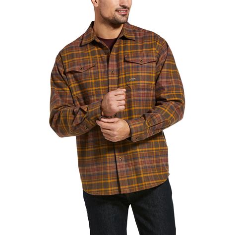 heavyweight flannel work shirt