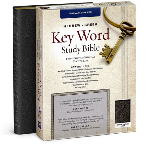 hebrew greek key word study bible niv black key word study bibles Reader