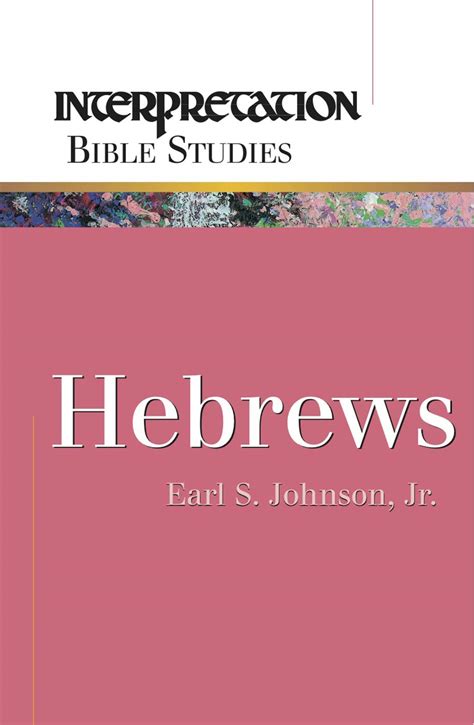 hebrews interpretation bible studies PDF