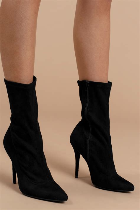 heeled booties