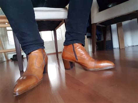 heels for men's boots