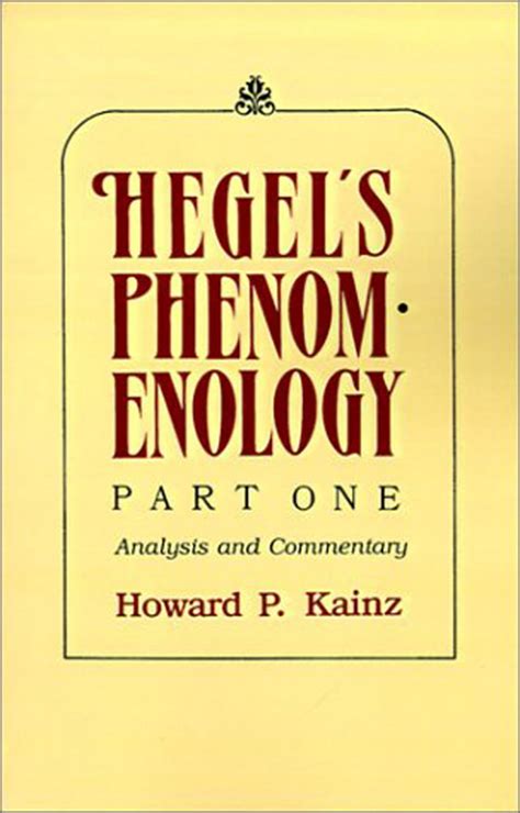 hegels phenomenology part 1 analysis and commentary pt 1 PDF