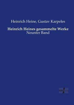 heinrich heines gesammelte werke neunter Kindle Editon