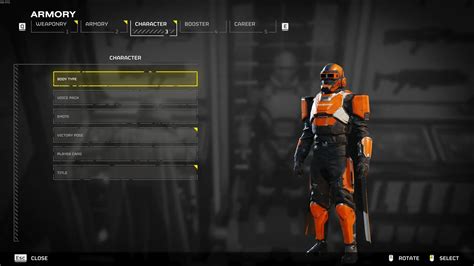 helldivers 2 character customization