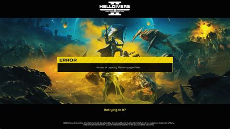 helldivers 2 ps5 servers