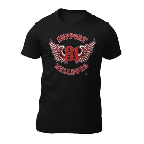 hells angels support shirts