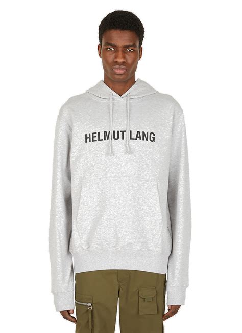 helmut lang hooded sweatshirt