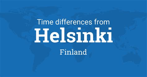 helsinki time difference
