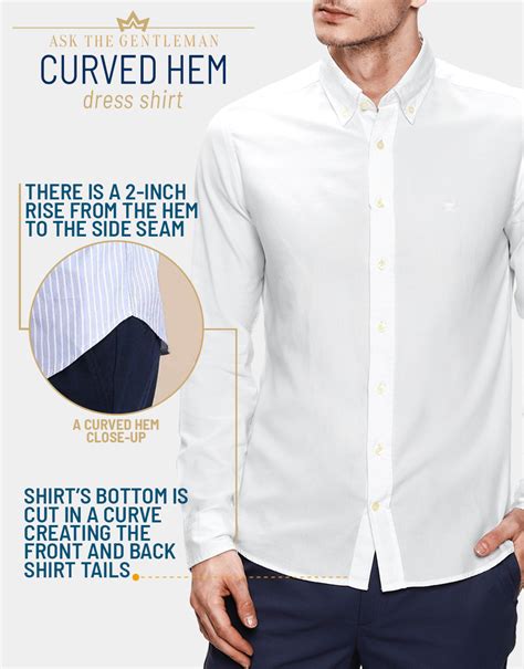 hem curved shirt