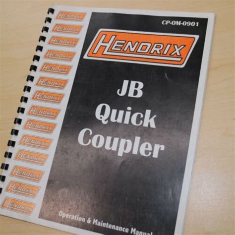 hendrix quick coupler manual pdf PDF
