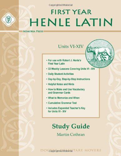 henle latin i study guide units iii v Kindle Editon