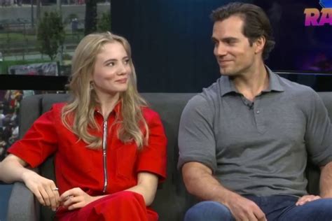 henry cavill freya allan relationship