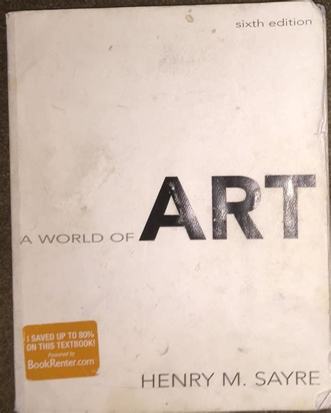 henry sayres a world of art 6th edition pdf Kindle Editon