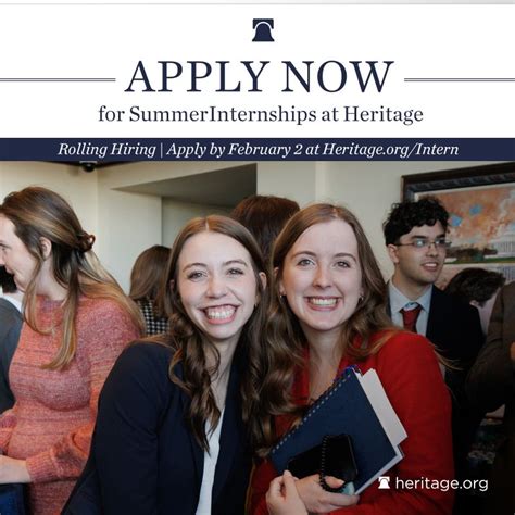 heritage foundation internship