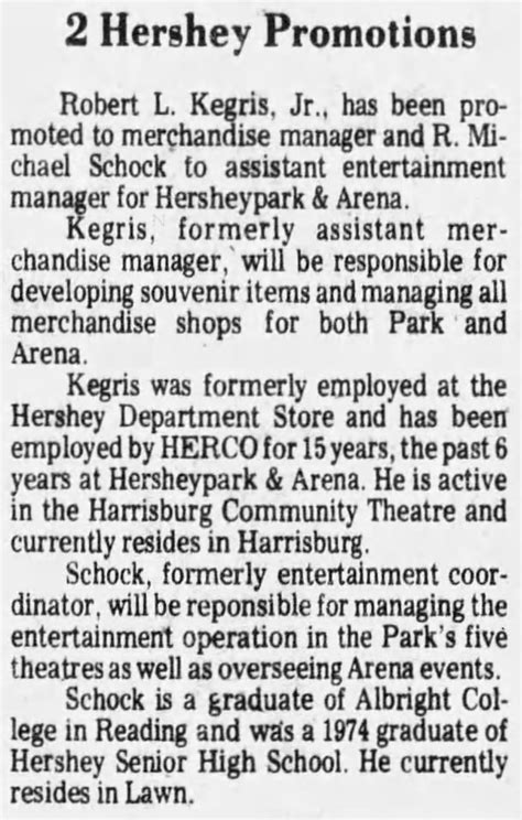 hershey park employment