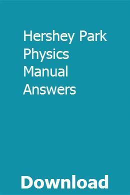 hershey park physics packet solutions Doc
