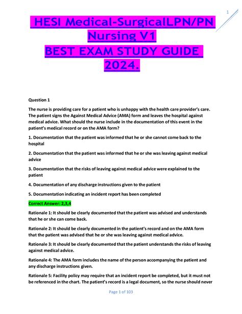 hesi lpn exam study guide Reader