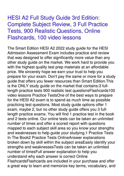 hesi practice test 3rd edition PDF