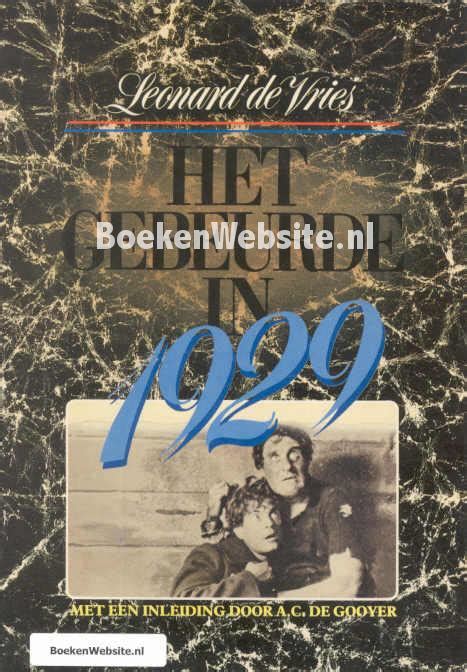 het gebeurde in 1929 Reader