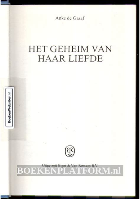 het geheim van haar liefde Reader