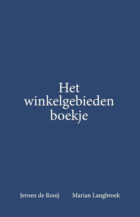 het winkelgebieden boekje english edition Epub