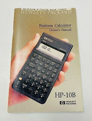 hewlett packard 10b manual Doc