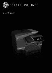 hewlett packard officejet pro 8600 manual Kindle Editon