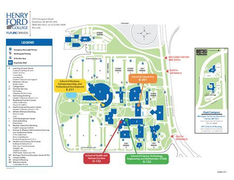 hfcc dearborn campus map