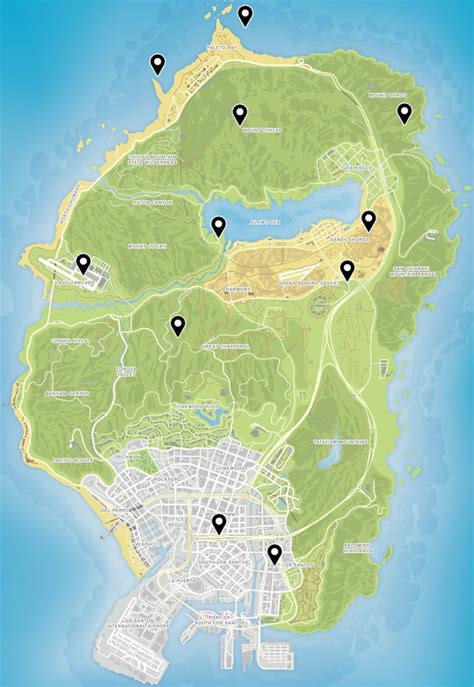 hidden locations in gta v