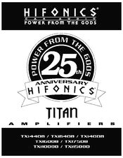 hifonics titan txi7508 user guide PDF