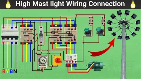 high mast electrical wiring drawing PDF