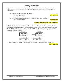 high school physics conservation momentum Kindle Editon